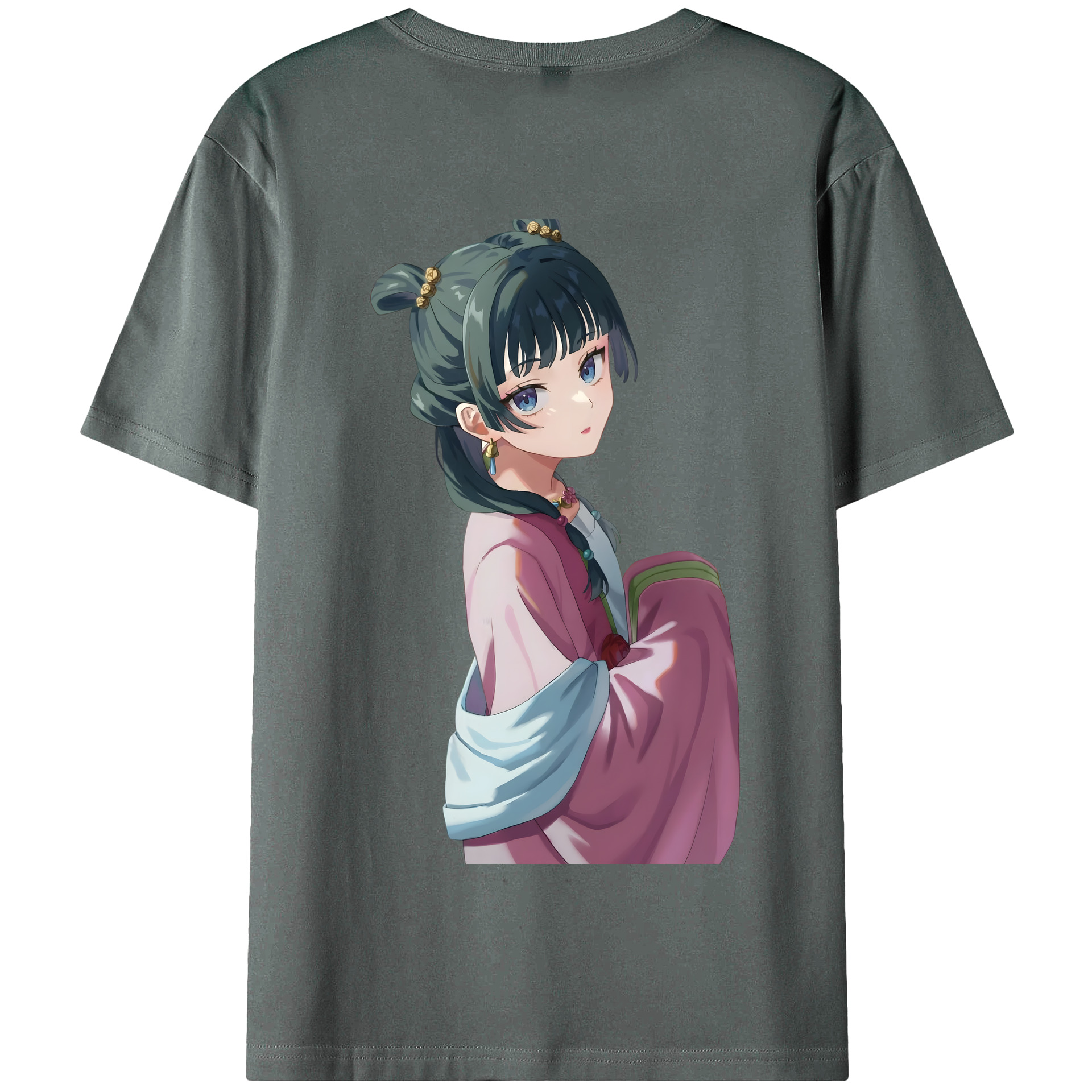 （画像用） 薬屋のひとりごと The Apothecary Diaries 綿100％半袖Tシャツ（背面プリント）
